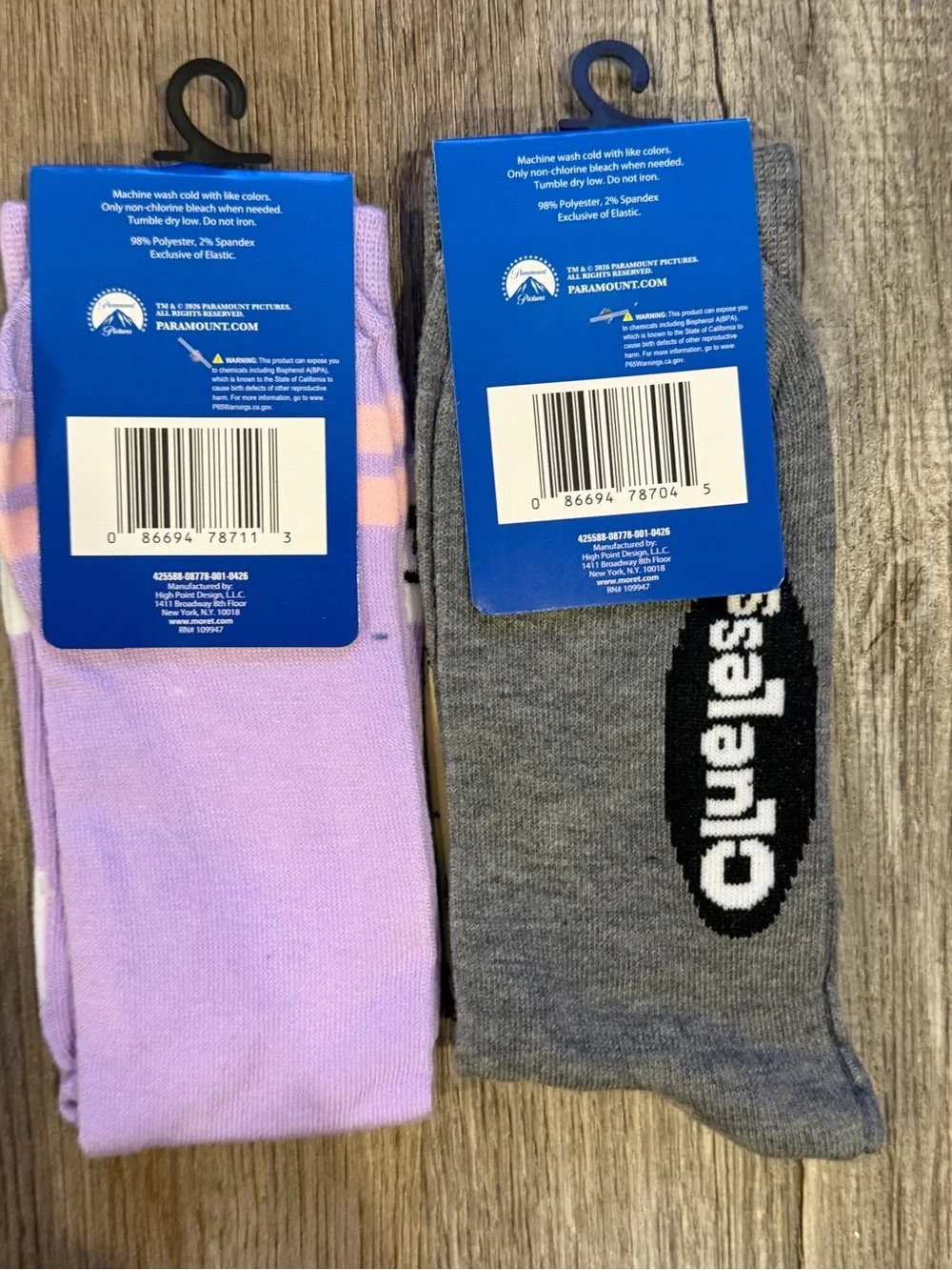 Women's Purple & White 'So Fetch' Novelty Socks
